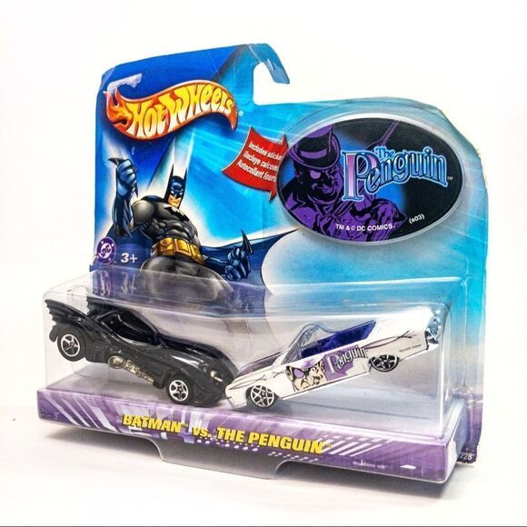 NIB 2003 Hot Wheels Batman Vs. The Penguin Gift Collectible Toy - Picture 2 of 8